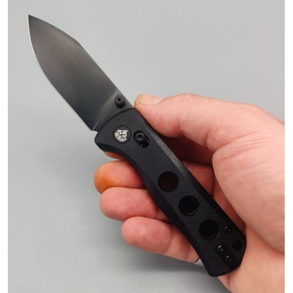 QSP Knife Canary Glyde Lock Black-Black Blade