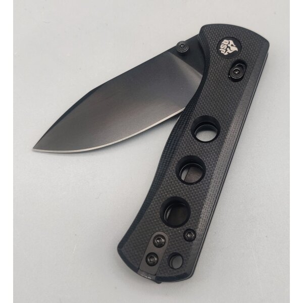 QSP Knife Canary Glyde Lock Black-Black Blade