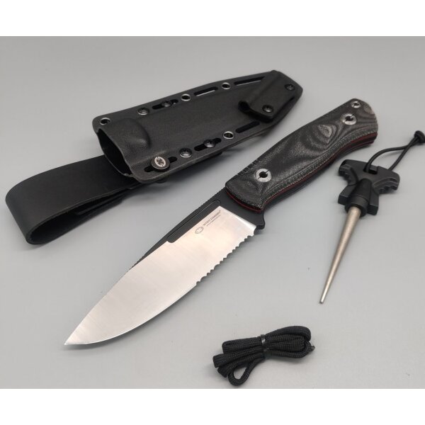 WithArmour Professional Mercenary Fixed Blade Schwarz