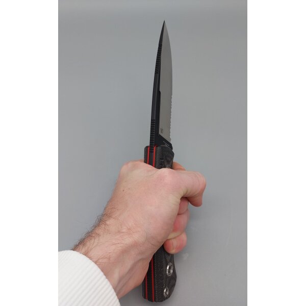 WithArmour Professional Mercenary Fixed Blade Schwarz
