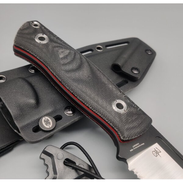WithArmour Professional Mercenary Fixed Blade Schwarz