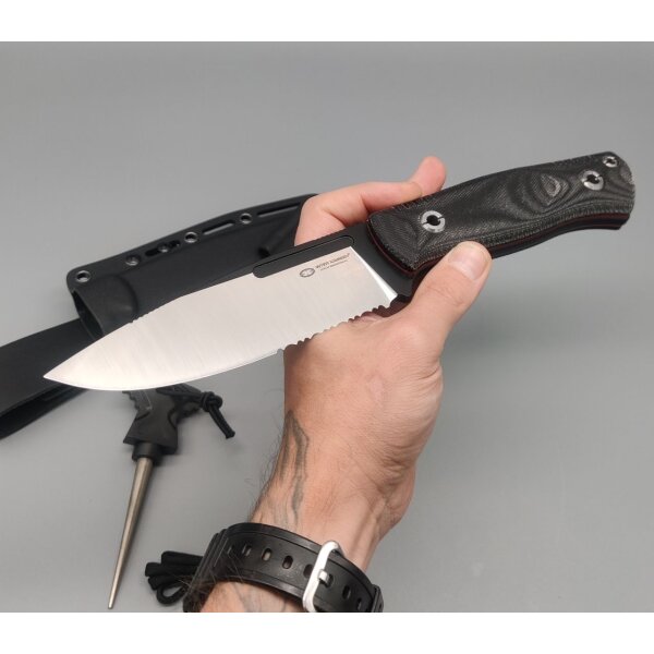 WithArmour Professional Mercenary Fixed Blade Schwarz