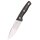 Schnitzel KVIN schwarz braun  fixed Messer Outdoormesser 14C28N Edelstahl Kydexscheide