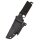 Schnitzel KVIN schwarz braun  fixed Messer Outdoormesser 14C28N Edelstahl Kydexscheide