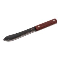 Herbertz Messer 420 Stahl Sandelholz Lederscheide
