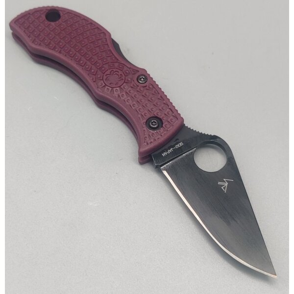 Spyderco Manbug MBBGBKP Burgundy Sprint Run 24 Limited Edition 2024 rot red Micro-Melt PD#1 Stahl Made in Japan 01SP1303