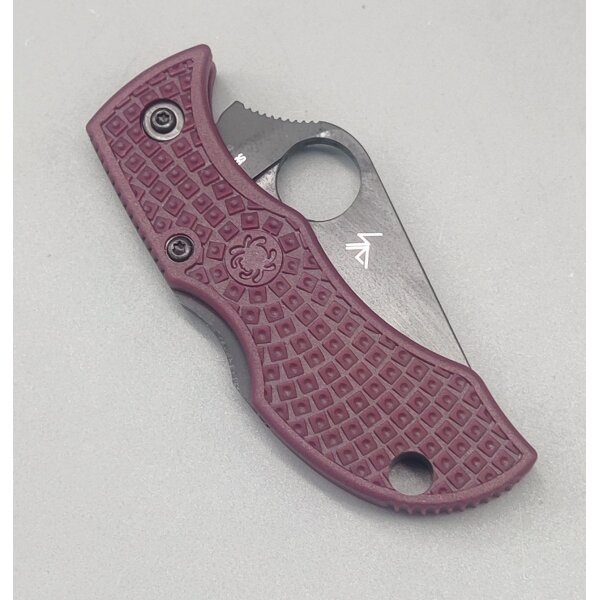 Spyderco Manbug MBBGBKP Burgundy Sprint Run 24 Limited Edition 2024 rot red Micro-Melt PD#1 Stahl Made in Japan 01SP1303