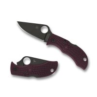 Spyderco Manbug MBBGBKP Burgundy Sprint Run 24 Limited...