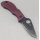 Spyderco Manbug MBBGBKP Burgundy Sprint Run 24 Limited Edition 2024 rot red Micro-Melt PD#1 Stahl Made in Japan 01SP1303