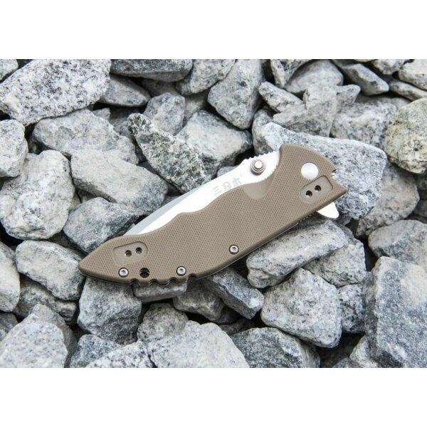 Sanrenmu 9054 GV EDC COYOTE Messer Taschenmesser Slipjoint 12C27 Stahl G10 Griff