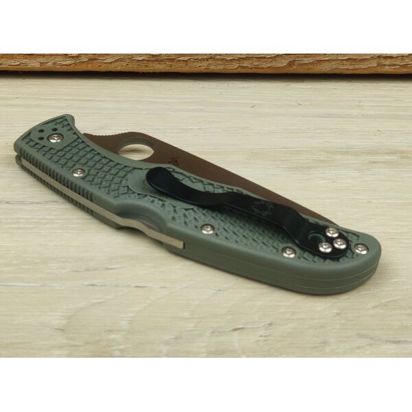 Spyderco Endura Foliage Serrated VG-10 Stahl FRN Griff 01SP543