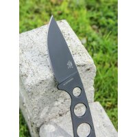 Sanrenmu BLACK 7130FUI-SH Messer EDC Neckknife 8Cr13MoV Stahl Scheide