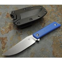 Sanrenmu BLUE S611-7 Messer EDC 8Cr14MoV Stahl G10 Griff...