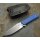 Sanrenmu BLUE S611-7 Messer EDC 8Cr14MoV Stahl G10 Griff Scheide BRANDNEU