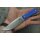 Sanrenmu BLUE S611-7 Messer EDC 8Cr14MoV Stahl G10 Griff Scheide