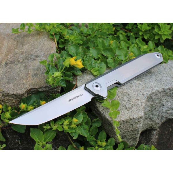 Sanrenmu Messer 1161 Taschenmesser Tanto 14C28N Stahl Betaplus Lock