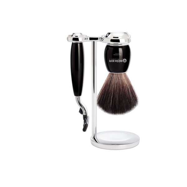 Böker Rasurset Classic Rasierhobel Rasierpinsel rasieren Rasur Bart Gesicht Haare 04BO176
