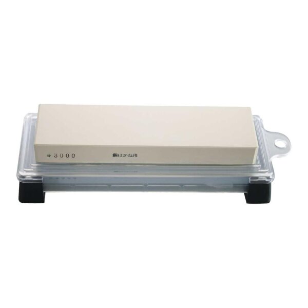 Herbertz Original Japanischer Kombi Abziehstein 1000 und 3000 880g 21cm Länge mit Plastikständer