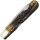 Rough Ryder Damast Cinnamon Bone Stag Messer mit Backlock und Knochengriffschalen Folding Knife Knochen