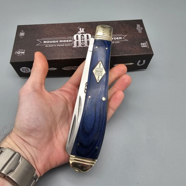 Rough Ryder Rider 30th Anniversary Limited Edition XXL Trapper zum 30. Jubiläum limitiert in Sammlerbox mit Doppelplatine und Micarta