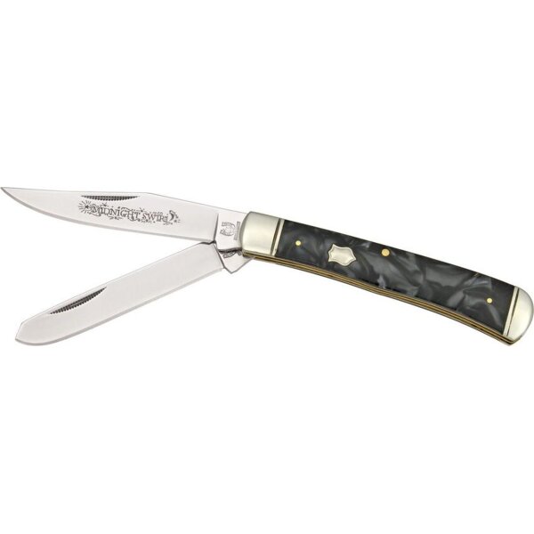 Rough Ryder Trapper Midnight Slipjoint Doppelklinge Taschenmesser Sammlerbox