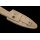 Extrema Ratio Shrapnel One Desert Dark Stone fixed Messer mit Scheide und Stonewashed Klinge