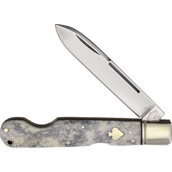 Rough Ryder Easy Open Lockback Appaloosa mit Knochengriff RR2482 Messer Taschenmesser