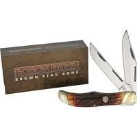 Rough Ryder Folding Hunter Brown Stag Bone mit...