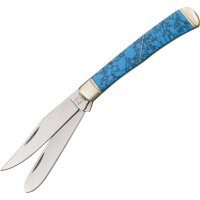 Rough Ryder Trapper in blau t&uuml;rkis RR1371 Messer...