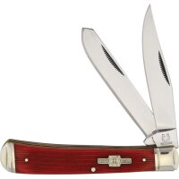 Rough Ryder Trapper Strawberry Bone RR1498 Messer...