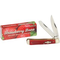 Rough Ryder Trapper Strawberry Bone RR1498 Messer...