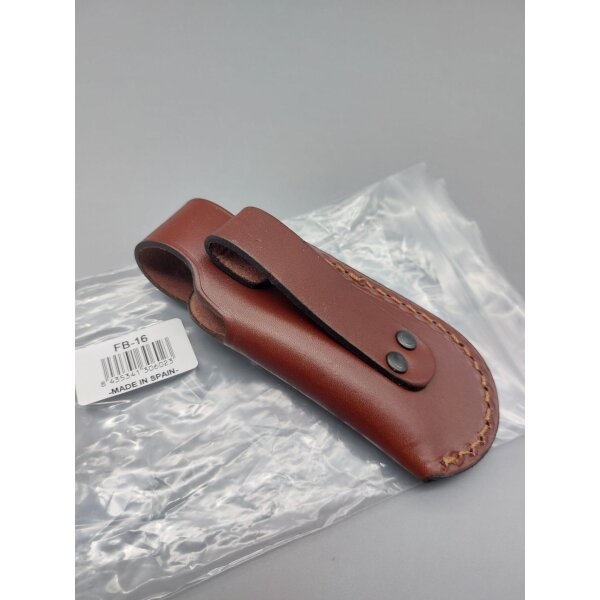 Joker Lederetui braun für Joker Taschenmesser 12,5 x 4,3 cm