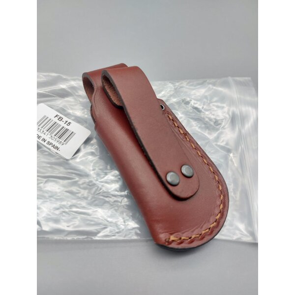 Joker Lederetui braun für Joker Taschenmesser 11,5 x 4,0 cm