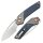 CJRB Cutlery Messer CJRBJ1949-GY Version AR-RPM9 Gray/ Blue Alu Grau Blau Keramik Kugellager Button Lock