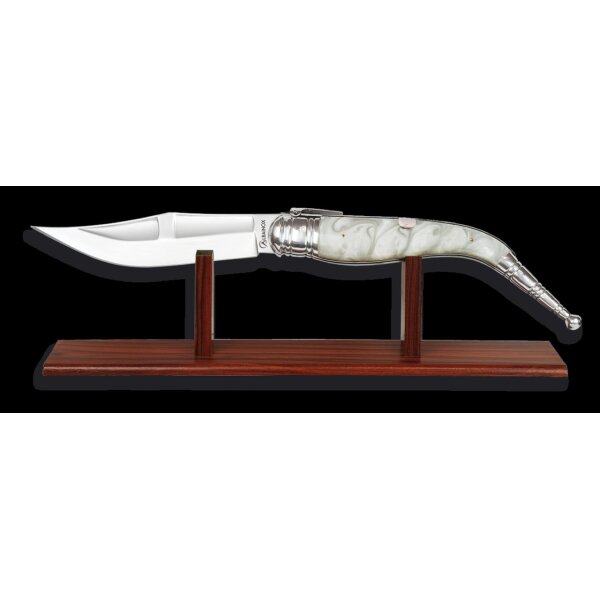 Albainox BANDOLERA GIGANTE  "im nacare" Perlmut Messer 22 cm Klinge Taschenmesser Stamina Holz