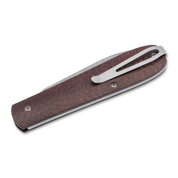 Böker Solingen Coffin Jute Micarta MagnaCut Stahl Premiummesser 112946