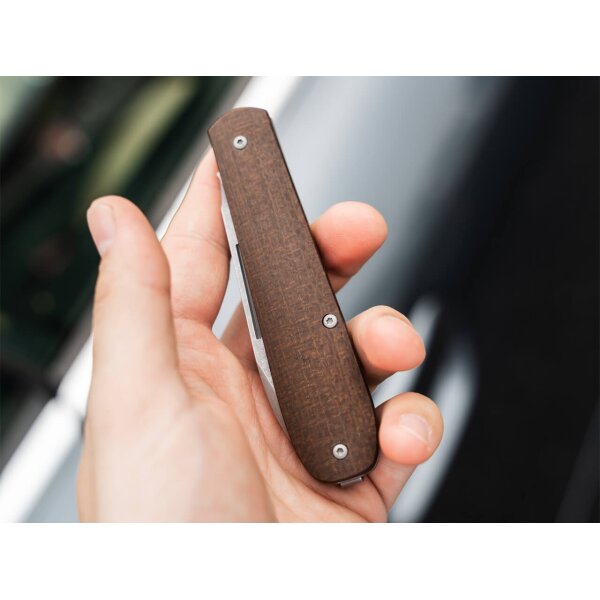 Böker Solingen Coffin Jute Micarta MagnaCut Stahl Premiummesser 112946