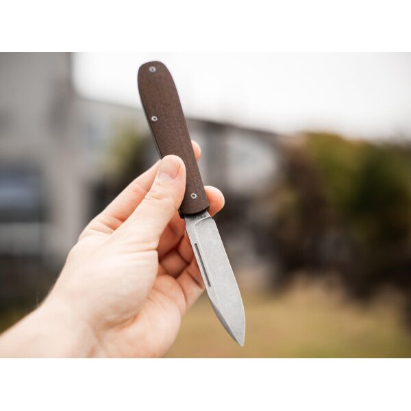 Böker Solingen Coffin Jute Micarta MagnaCut Stahl Premiummesser 112946