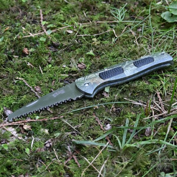 Herbertz Taschensäge Wood Camo 3Cr13 Stahl Backlock