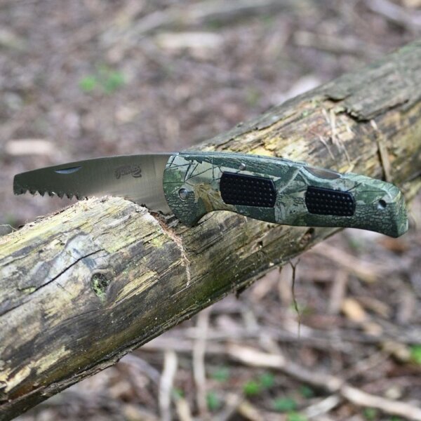 Herbertz Taschensäge Wood Camo 3Cr13 Stahl Backlock