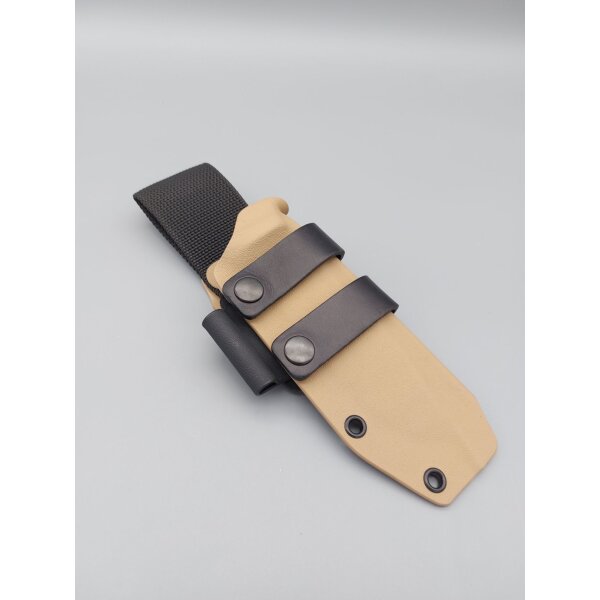 Kydexscheide desert sand für Joker Nomad mit Feuerstarteradapter Kydex