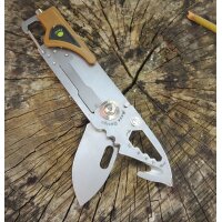 Sanrenmu Messer 6050LUF-PV-T4 COYOTE Taschenmesser...