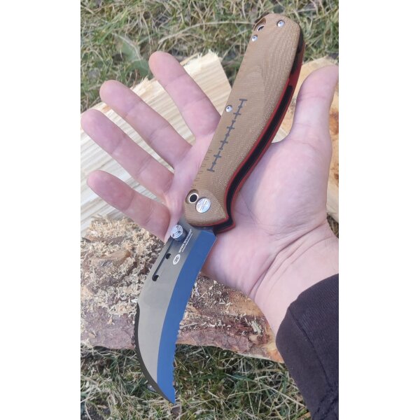 Witharmour Professional Porcini TN Tactical Mushroom Knife Pilzmesser Slipjoint
