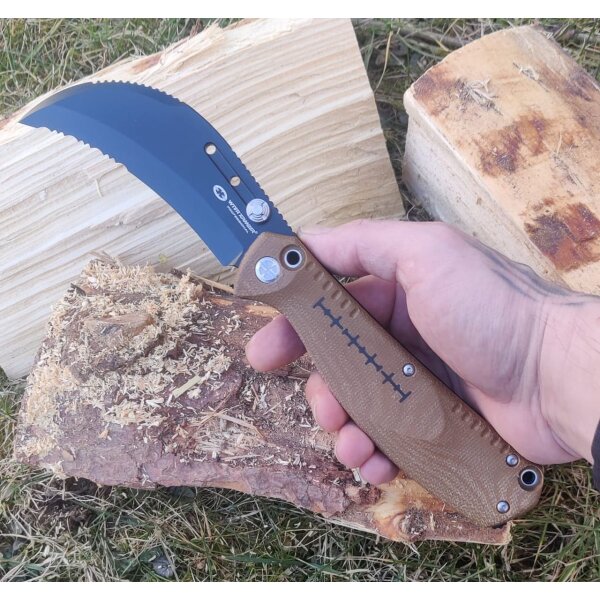 Witharmour Professional Porcini TN Tactical Mushroom Knife Pilzmesser Slipjoint