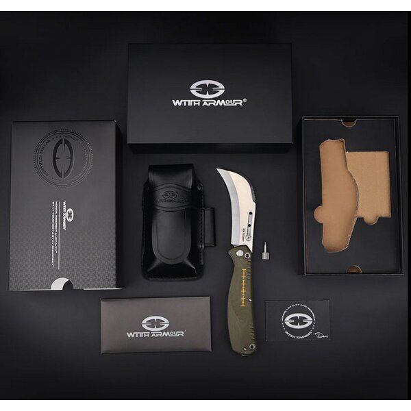 Witharmour Professional Hortus GN Tactical Mushroom Knife Pilzmesser Slipjoint