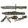 K25 Infantry Bajonett Messer 7Cr17MoV Stahl