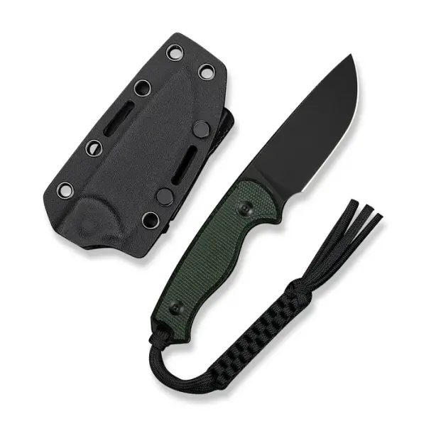 CIVIVI Timberbark Green Canvas Micarta 14C28N Stahl