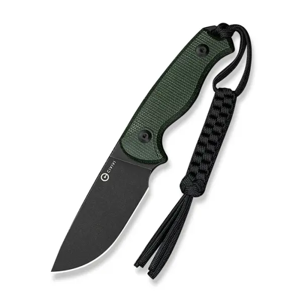 CIVIVI Timberbark Green Canvas Micarta 14C28N Stahl