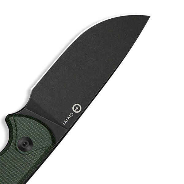 CIVIVI Timberbark Green Canvas Micarta 14C28N Stahl