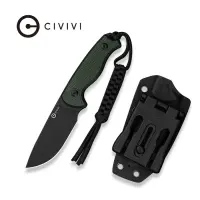 CIVIVI Timberbark Green Canvas Micarta 14C28N Stahl